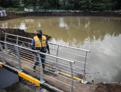Penampakan Kolam Retensi Pengendali Banjir di Bandung-Cimahi