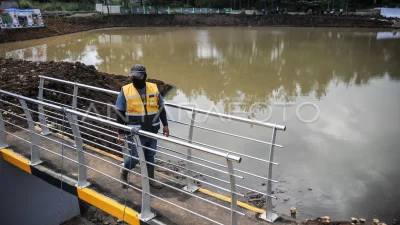 Penampakan Kolam Retensi Pengendali Banjir di Bandung-Cimahi