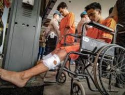 Pejalan Kaki Cimahi Dibacok Geng Motor