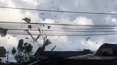 Angin Puting Beliung Landa Cimahi dan Padalarang, Ratusan Rumah Rusak